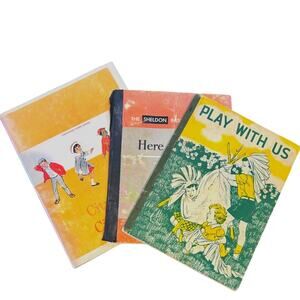 Vintage 1950-60 CA State Dept. of Education Basic Readers, Lot of 3, Paperback